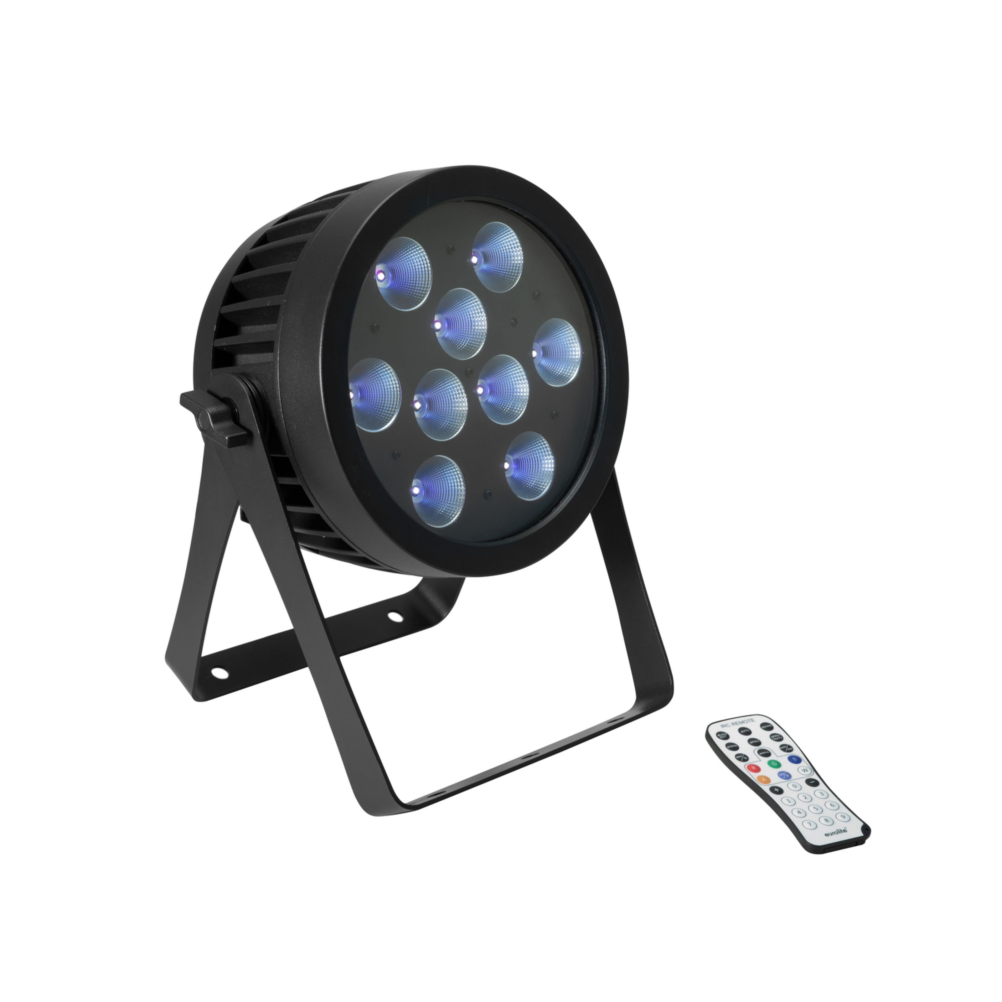 EUROLITE LED Scheinwerfer, LED IP PAR 9 UV Spot - Schwarzlicht