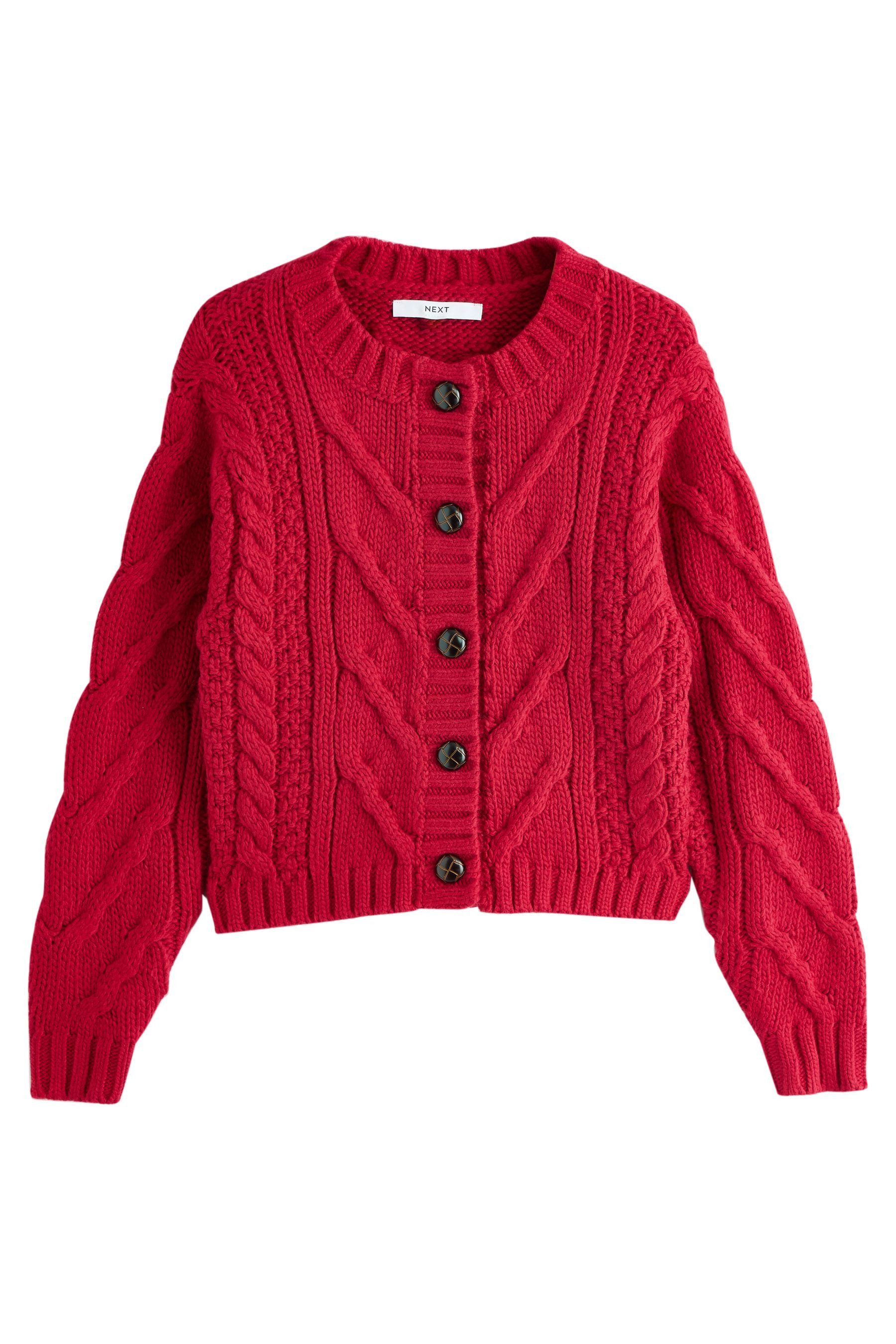 Next Strickjacke Grobstrickjacke mit Zopfmuster (1-tlg) günstig online kaufen