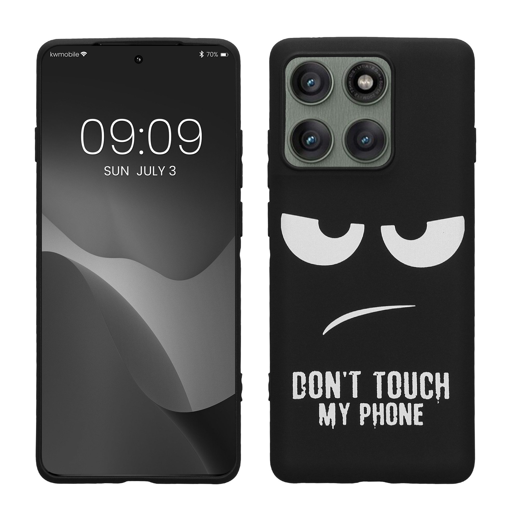 kwmobile Smartphone-Hülle Hülle für Motorola Edge 60 Pro, Handyhülle Silikon Case