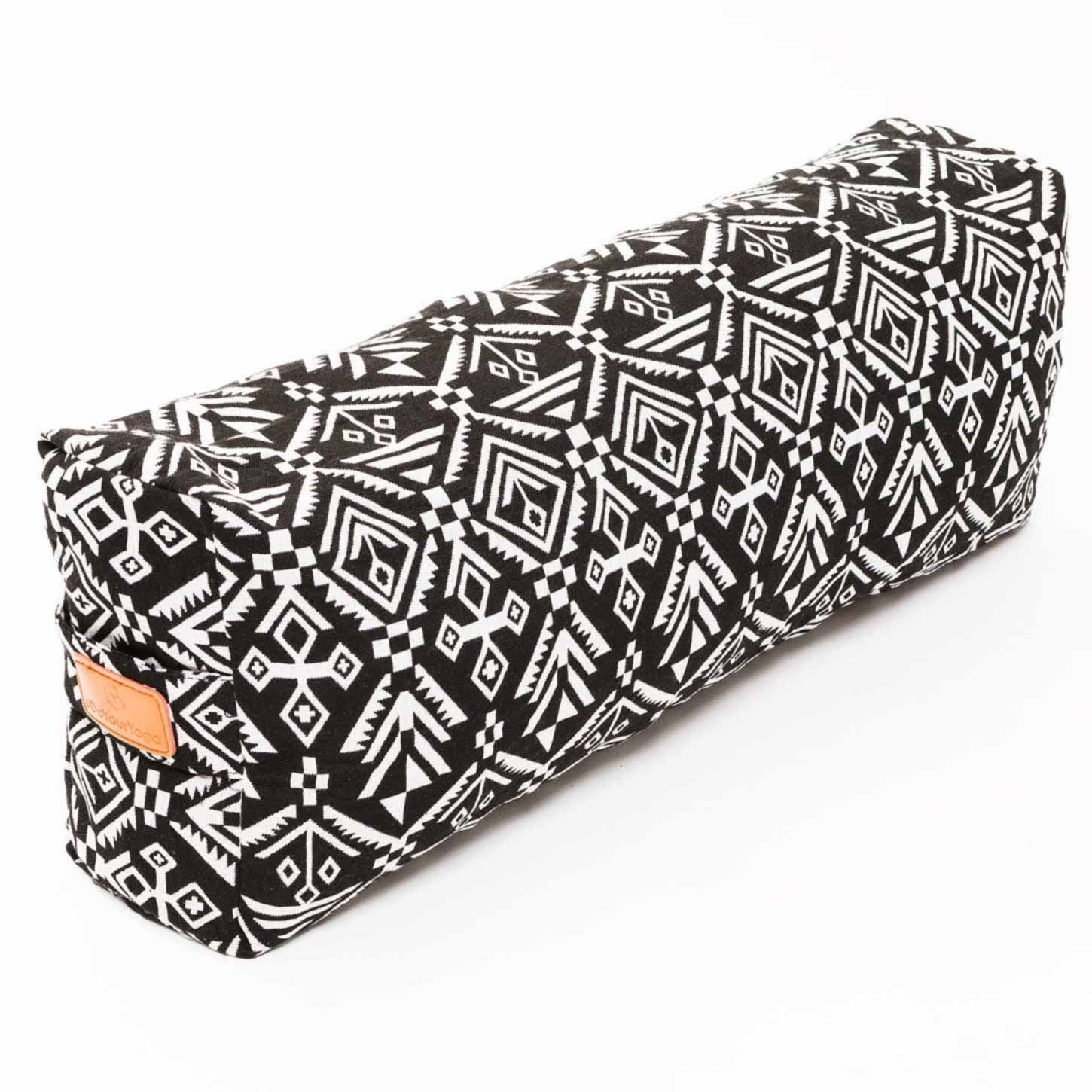 #DoYourSports Yoga Bolster Paravati, Yoga Kissen, Sitzkissen, Buchweizen, 67x22x13cm