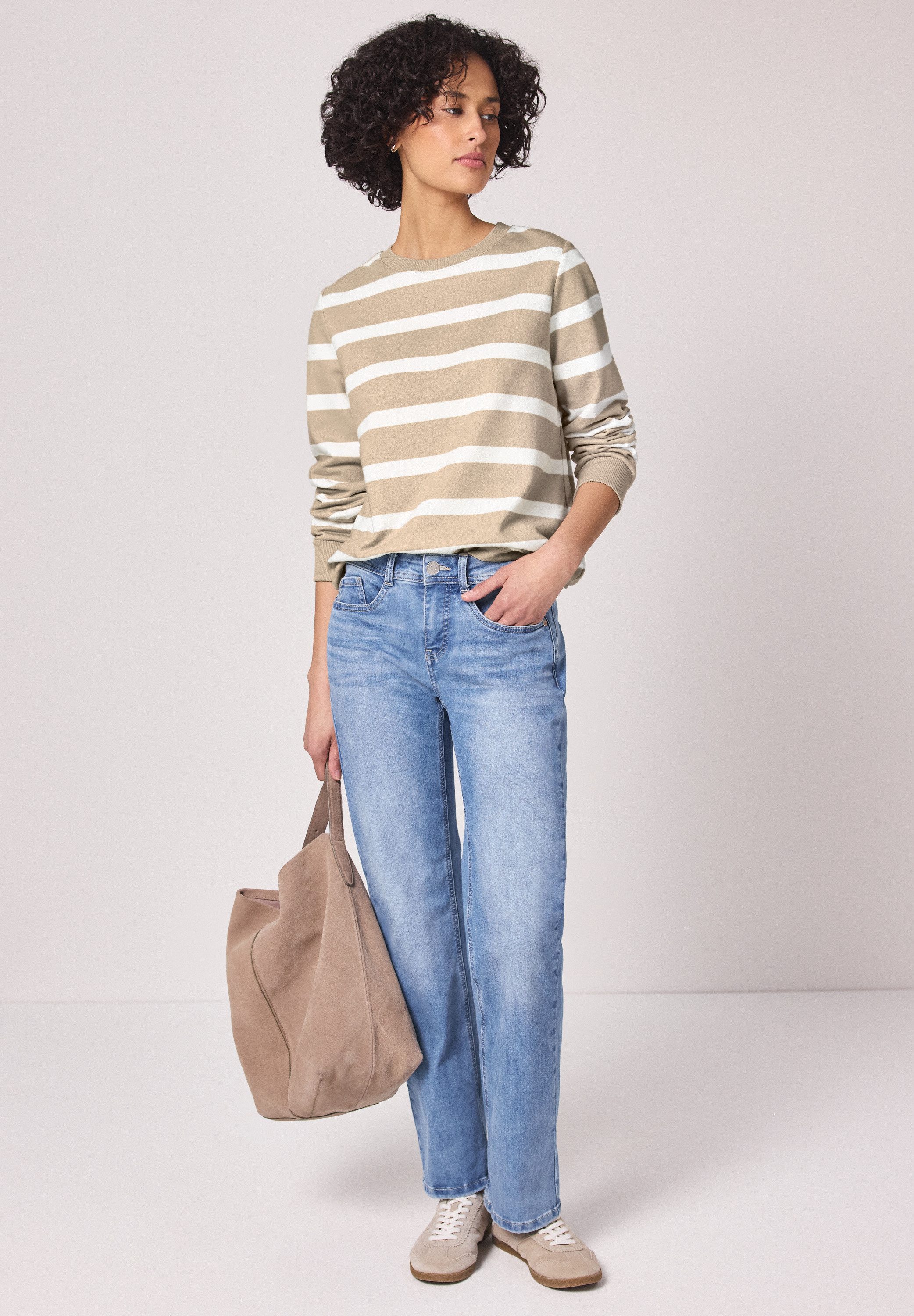 STREET ONE Sweatshirt im Streifen-Design