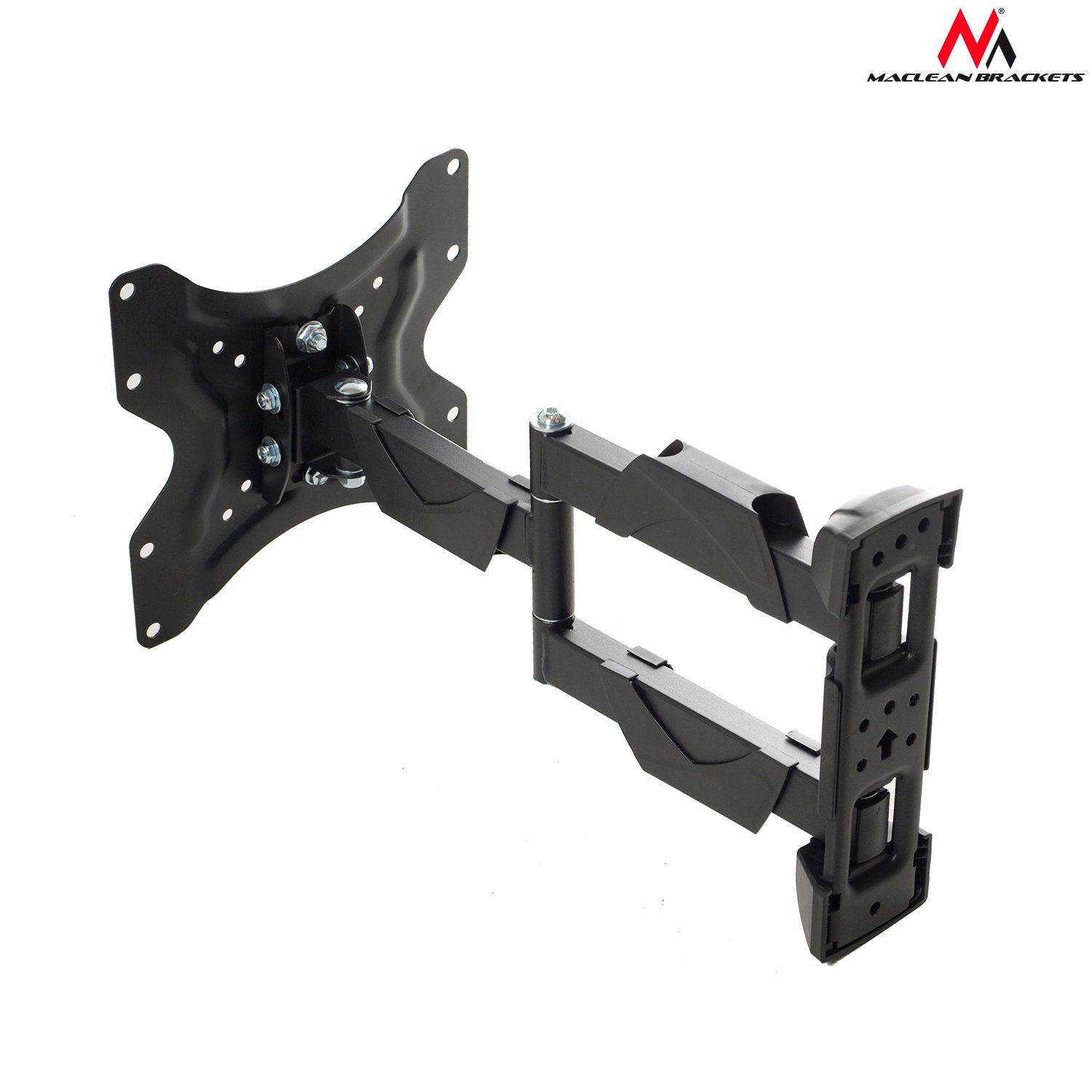 Maclean Wandhalterung MC-742, (bis 55,00 Zoll, Neigbar: ± 12° Grad, Bildschirmdiagonale: 13" - 55" Zoll)
