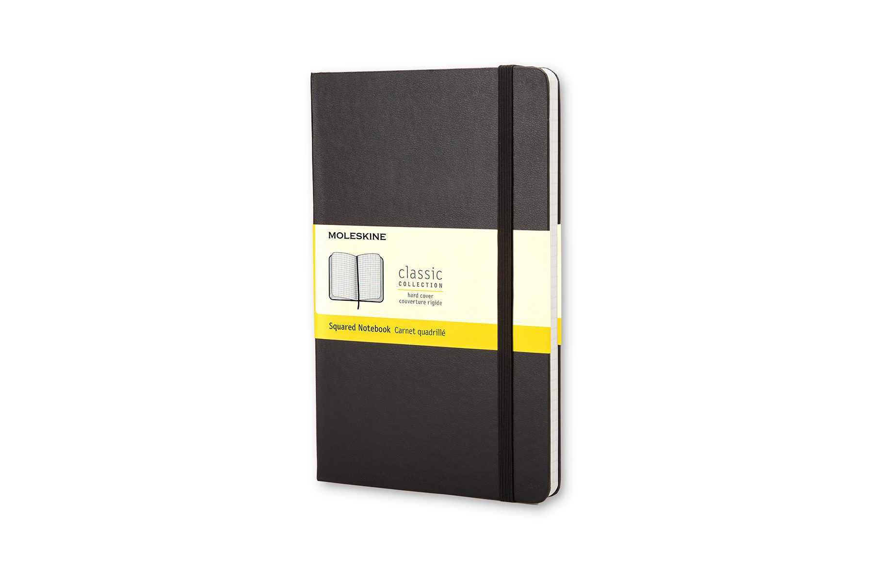 MOLESKINE Notizbuch, Classic Collection P/A6 Pocket (9x14) mit festem Einband - 70g-Papier
