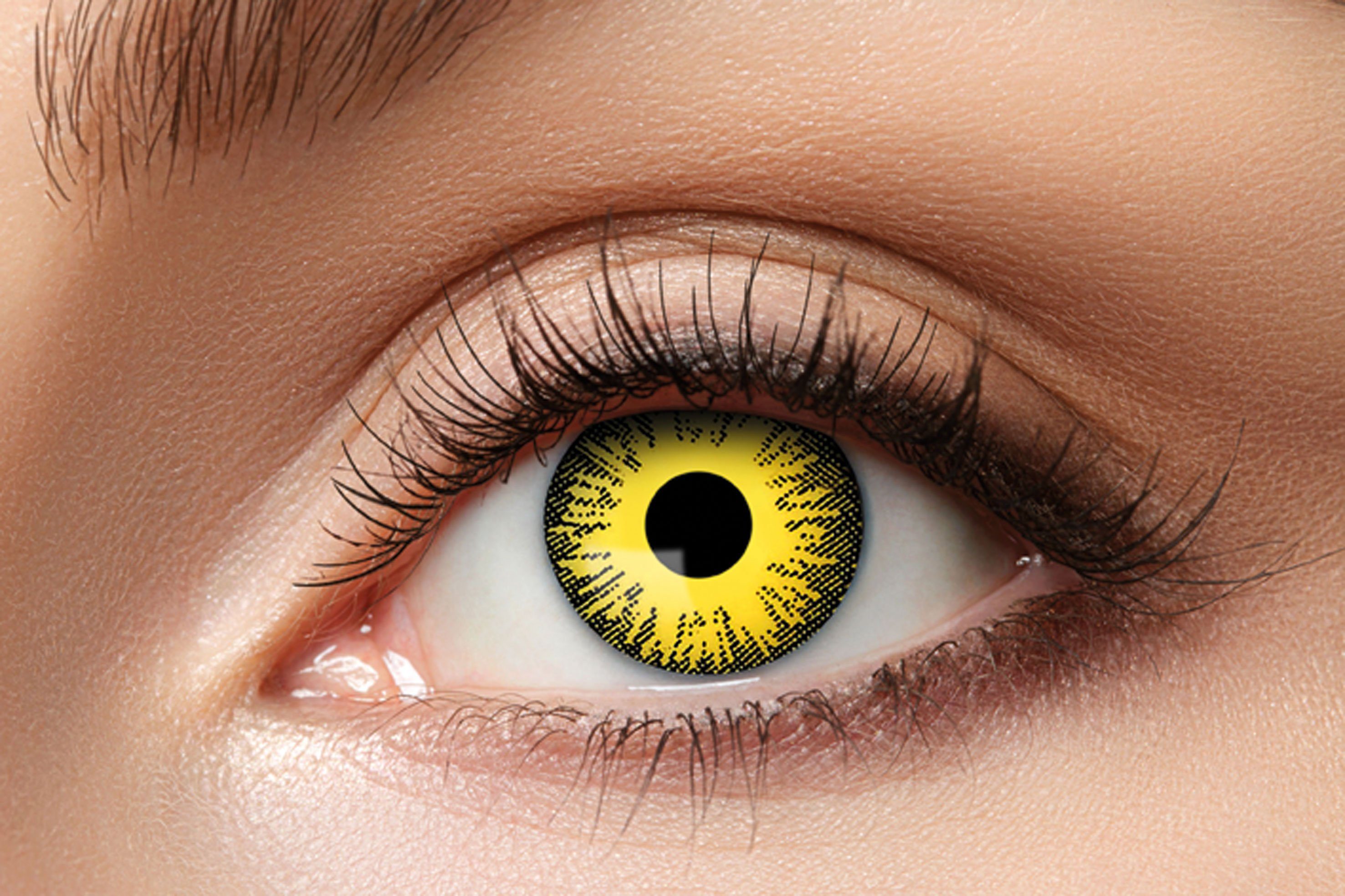 Eyecatcher Farblinsen Sunflower Effekt Kontaklinsen - 610 - 12 Monats Linsen,  Effekt, Farbe, Muster