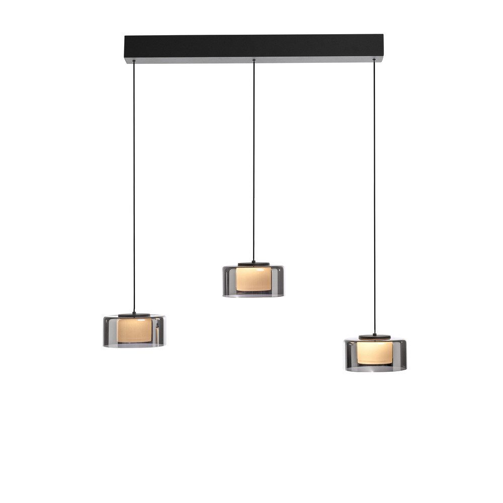 Paul Neuhaus LED Pendelleuchte LED Pendellampe RIKA, dimmbar, Memoryfunktion, höhenverstellbar, 3x LED Board 6W, warmweiß, manuell höhenverstellbar, stufenlos dimmbar, Memoryfunktion