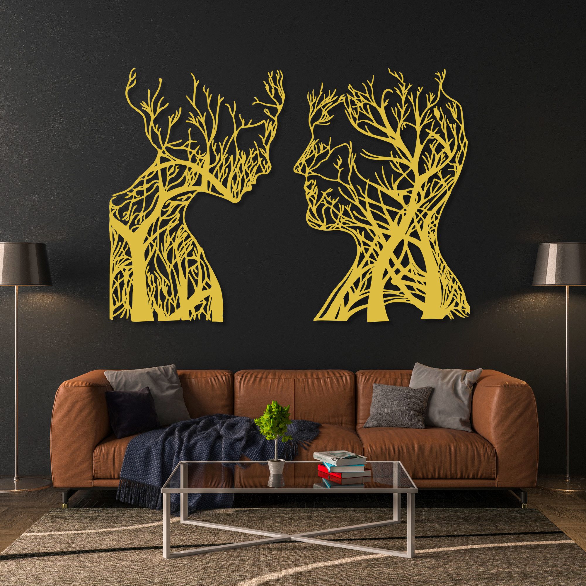 EYOKA Wanddekoobjekt 3D Wandbild aus Holz günstig online kaufen