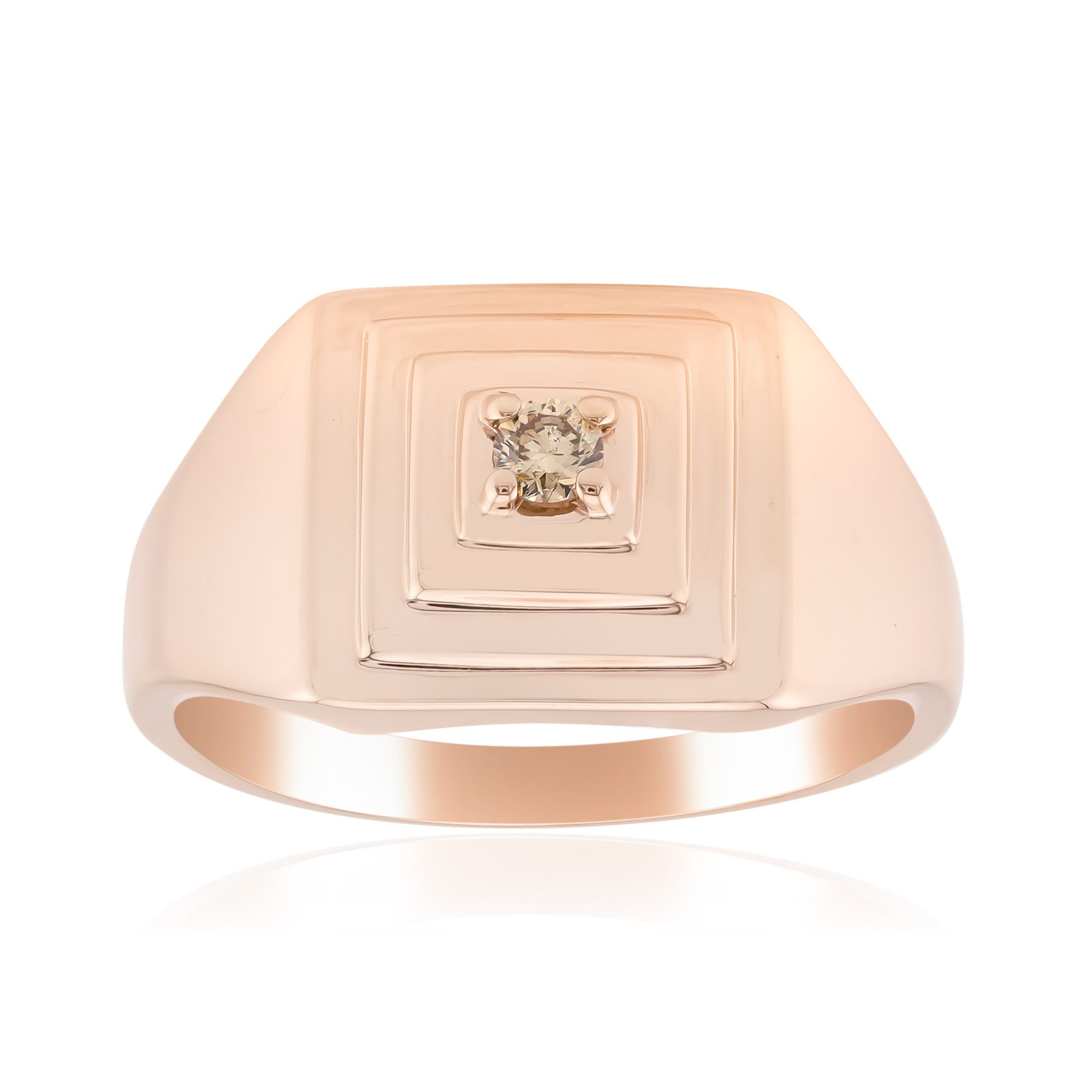 Cavill Diamantring Argyle Diamant Rose Vermeil Silber Ring (1-tlg)