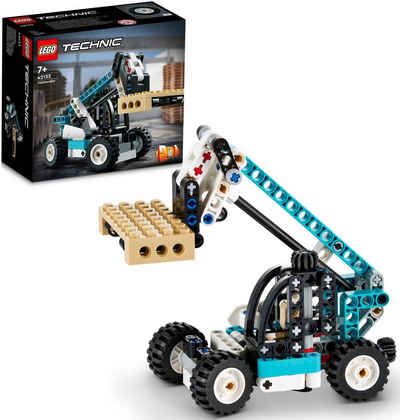 LEGO® Konstruktionsspielsteine Teleskoplader (42133), LEGO® Technic, (143 St)