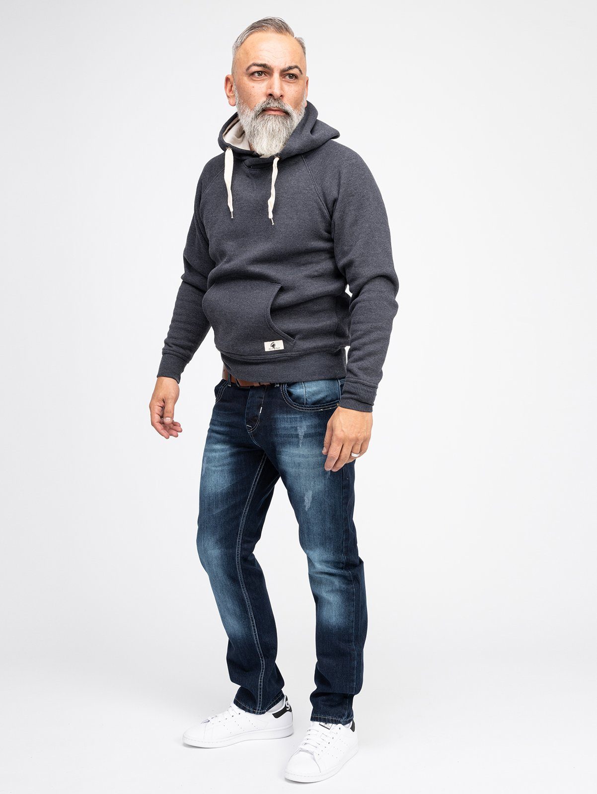 Rock Creek Straight-Jeans Herren Jeans Stonewashed Blau RC-2091