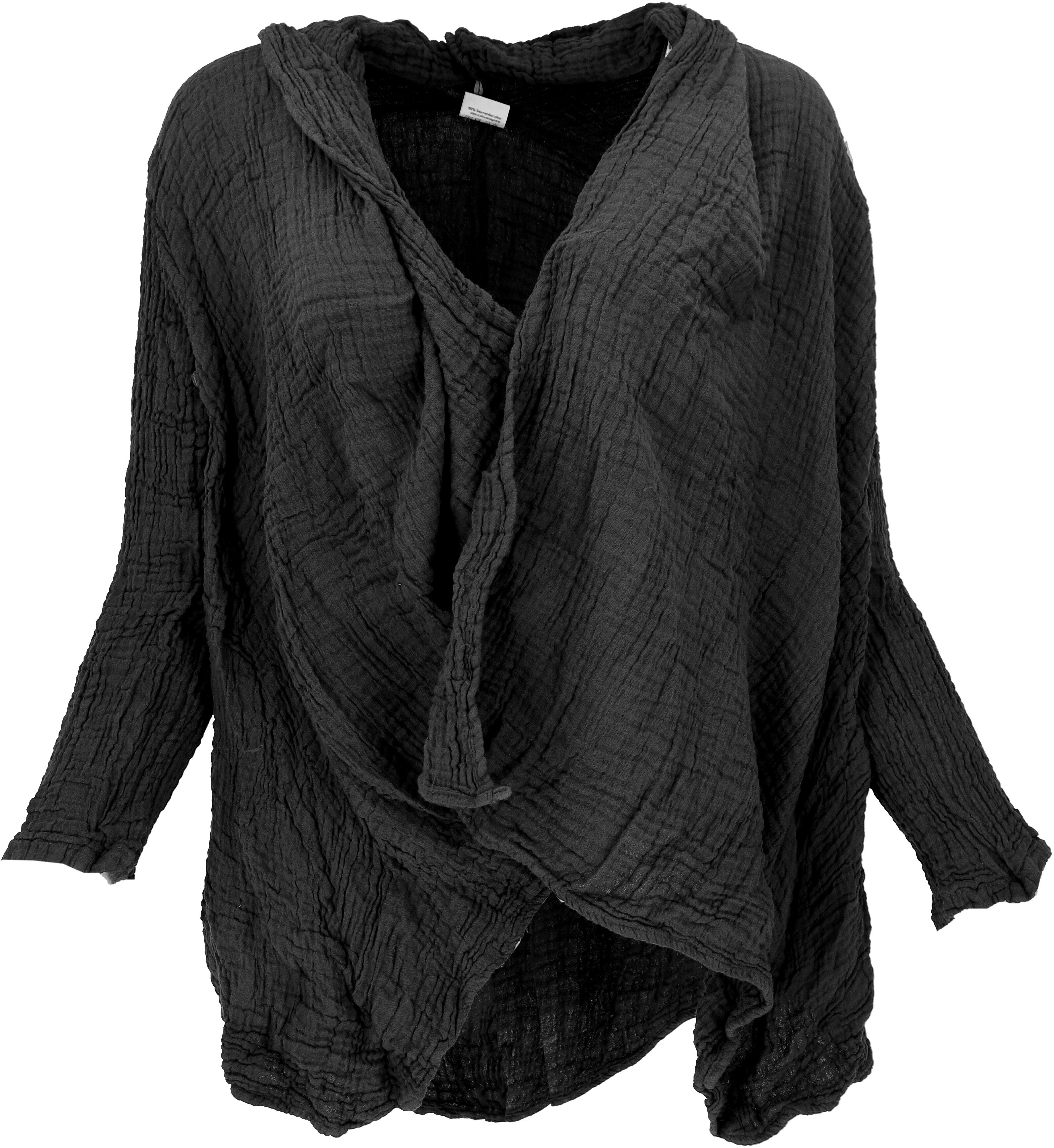 Guru-Shop Longbluse Musselin Boho Blusenjäckchen, Baumwoll.. günstig online kaufen