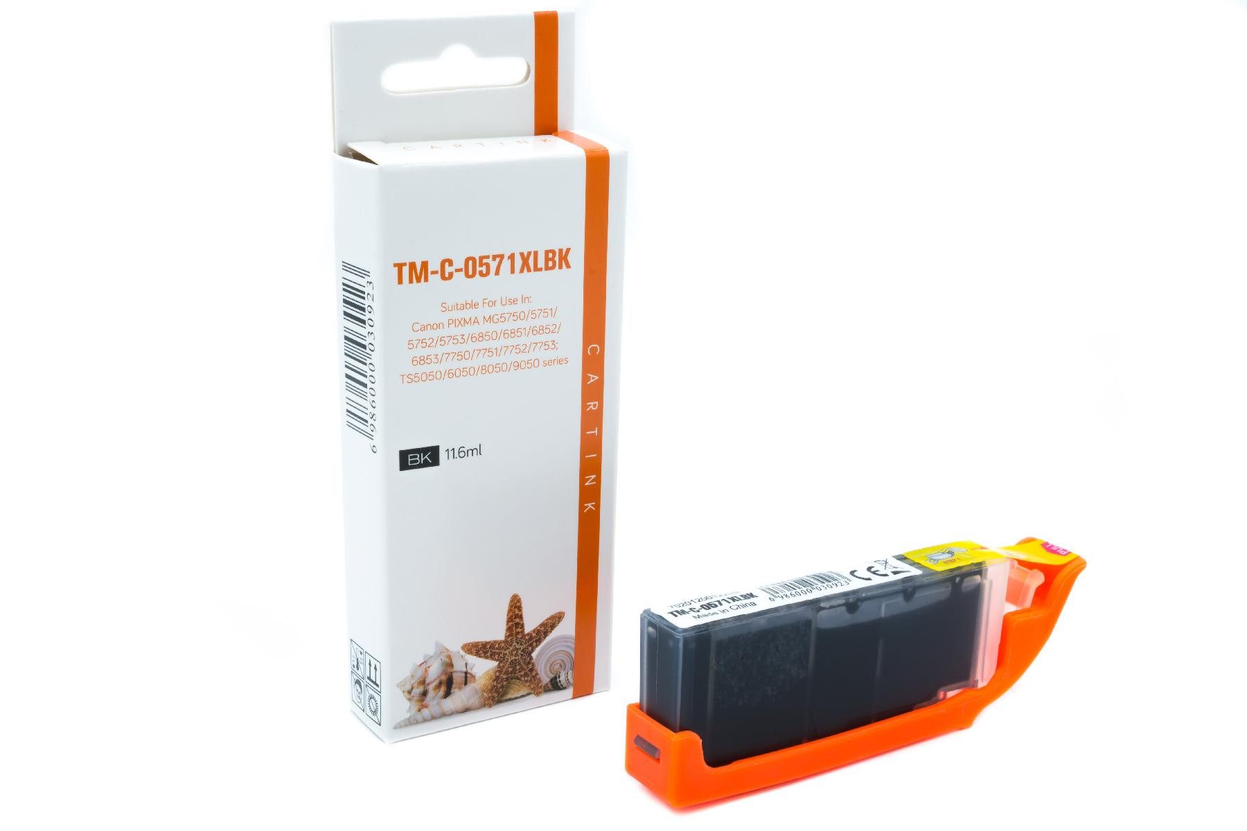 Supplies Germany CLI-571 BKXL / 0331C001 Tintenpatrone (1-tlg., Tintenpatrone schwarz High-Capacity schwarz)