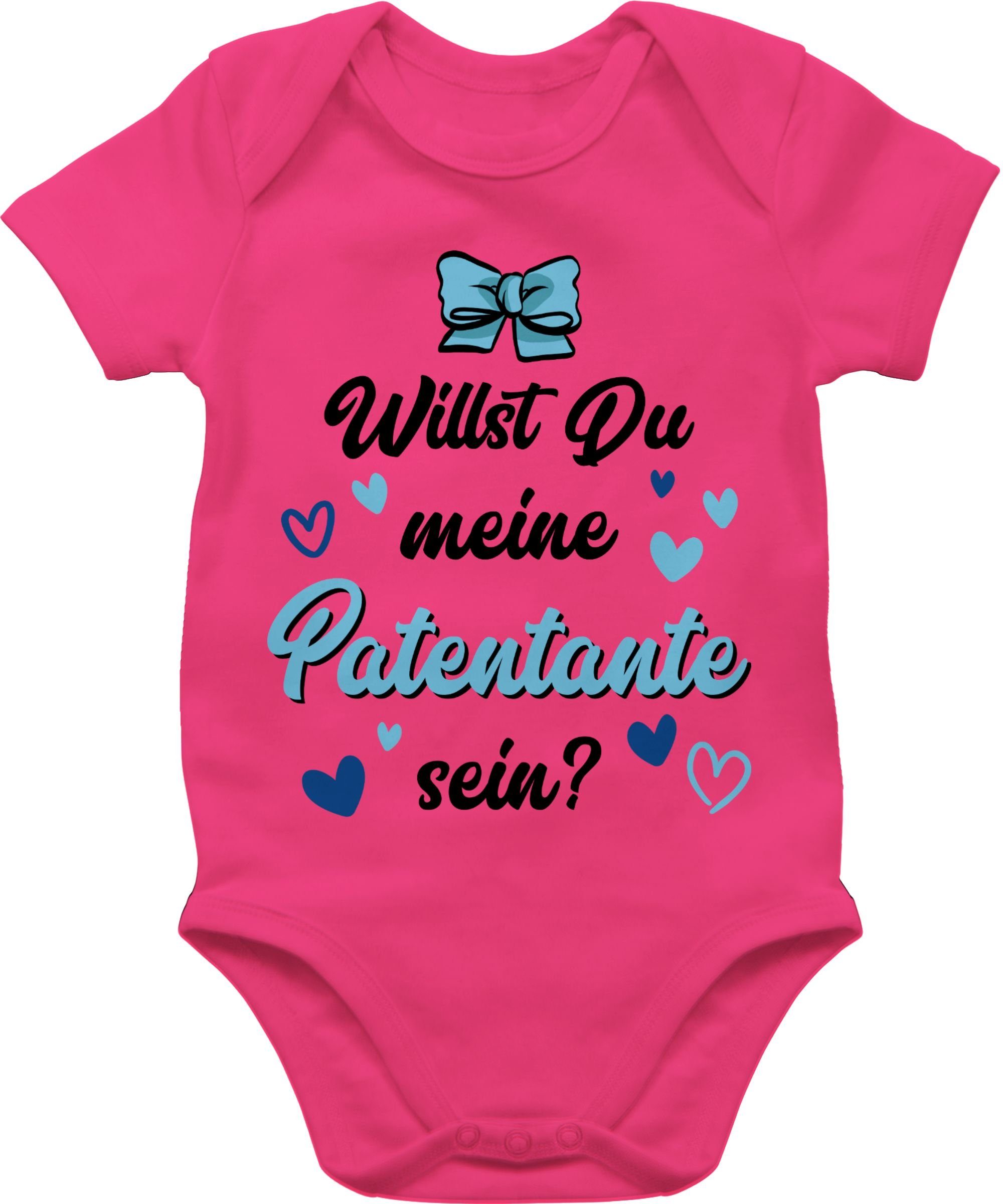 Shirtracer Shirtbody »Willst du meine Patentante sein schwarz blau