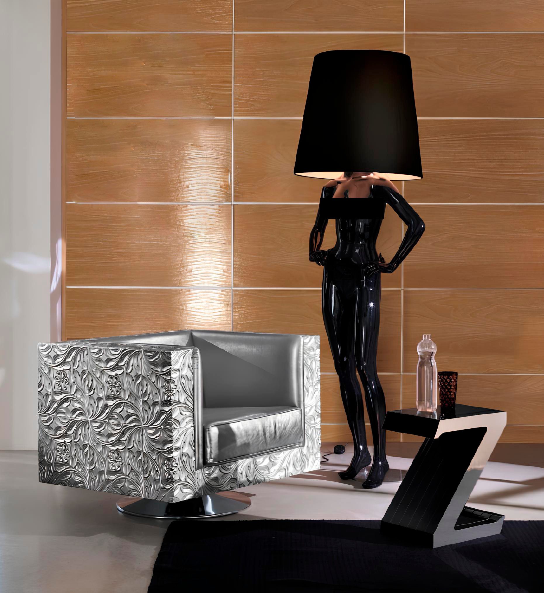 Stehlampe Wohnzimmer Stehlampe Leuchte Steh Leuchten xxl Design Lampe Figur