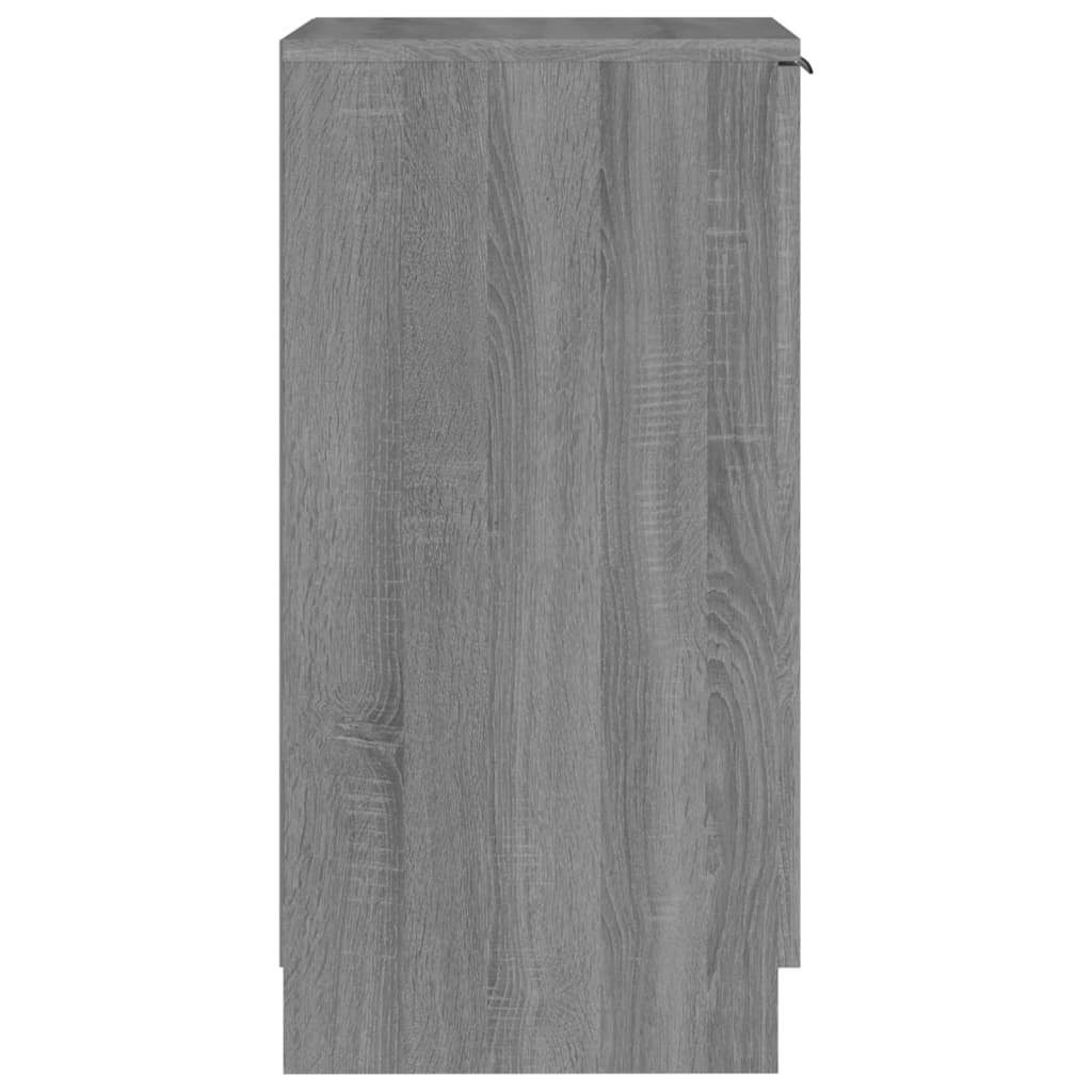 Holzwerkstoff Grau cm Schuhschrank furnicato Sonoma 30x35x70