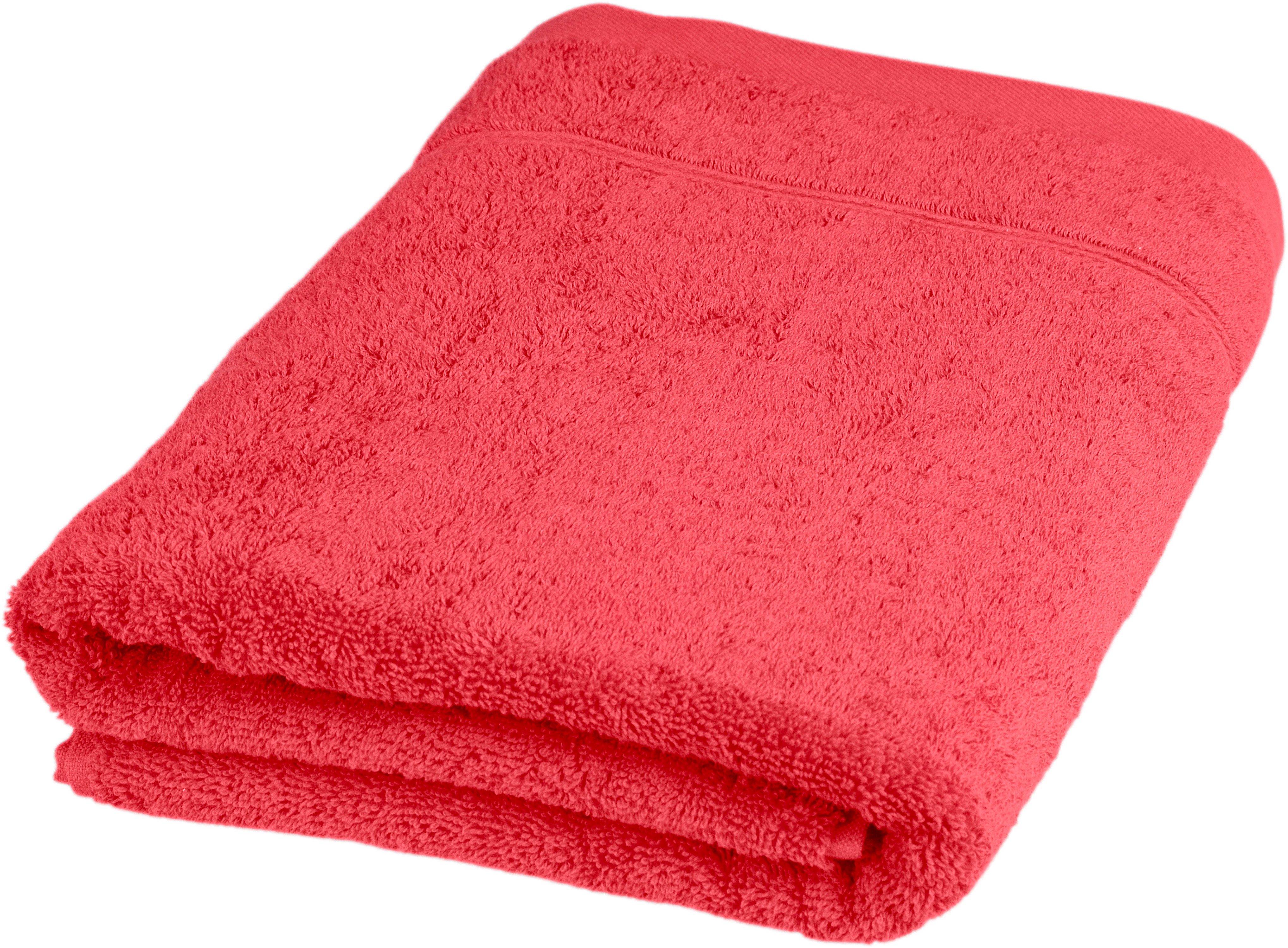 ROSS Badetuch Rubin, Frottier (Packung, 1-St), günstig online kaufen