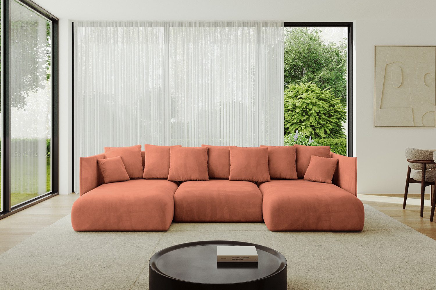 ALTDECOR Wohnlandschaft ONESK-U, Couch mit Schlaffunktion, günstig online kaufen