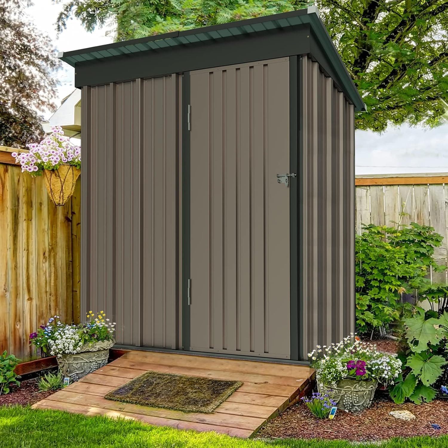 UDPATIO Gartenhaus Metall Gartenhaus 162x92x180cm für günstig online kaufen