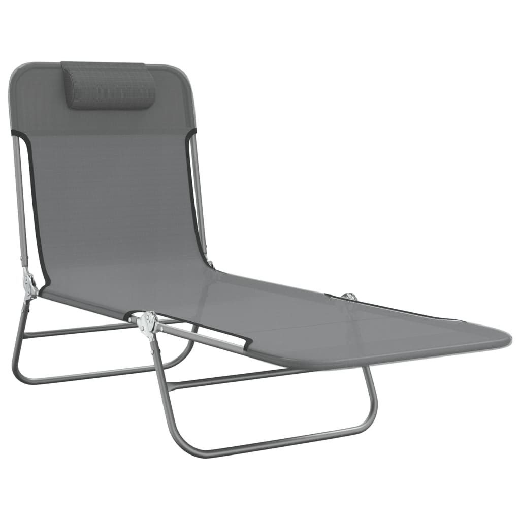 vidaXL Gartenliege Sonnenliegen Klappbar 2 Stk. günstig online kaufen