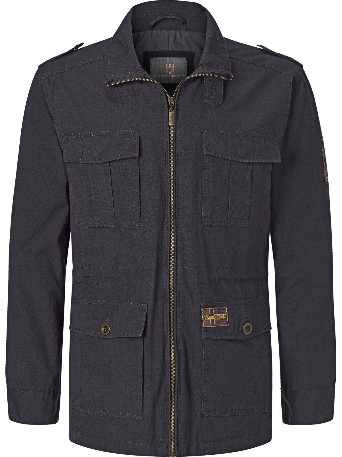 Jan Vanderstorm Fieldjacket BROR in modischer Used-Optik