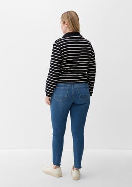 TRIANGLE Stoffhose Skinny: Jeans Ankle Leg Waschung, Ziernaht