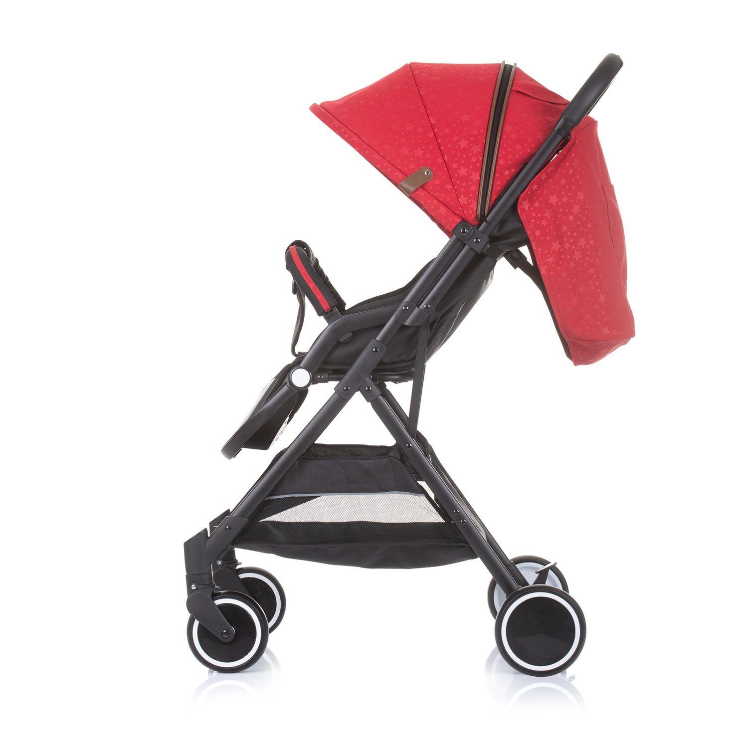 Chipolino Kinder-Buggy Sonnendach Rückenlehne Clarice, Kinderwagen klappbar verstellbar rot Buggy