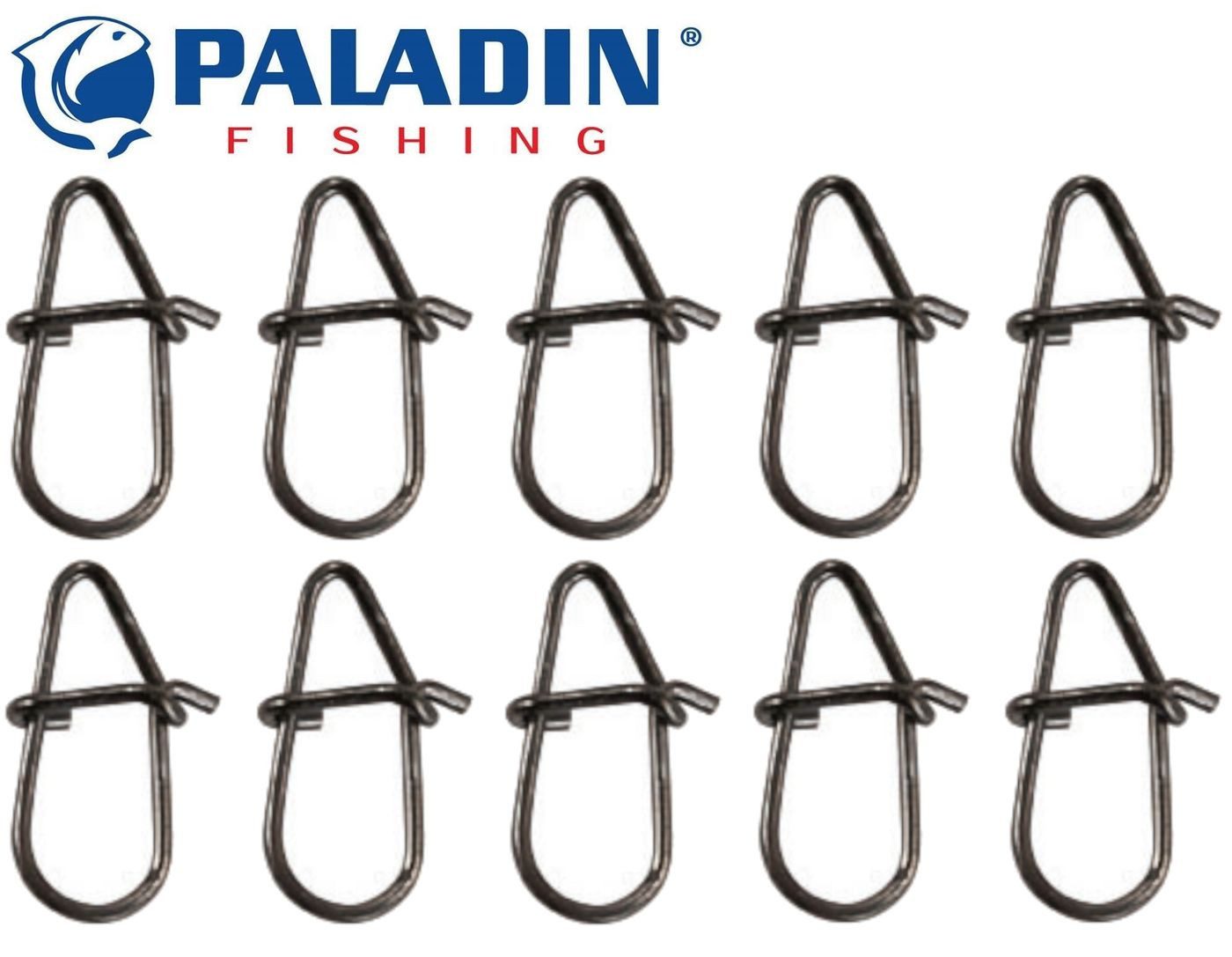 Paladin Angelwirbel Paladin Mini Round Eye Snap Gunsmoke 8kg - 10 Einhänger