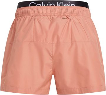 Calvin Klein Swimwear Badeshorts SHORT DOUBLE WB mit doppeltem Bund