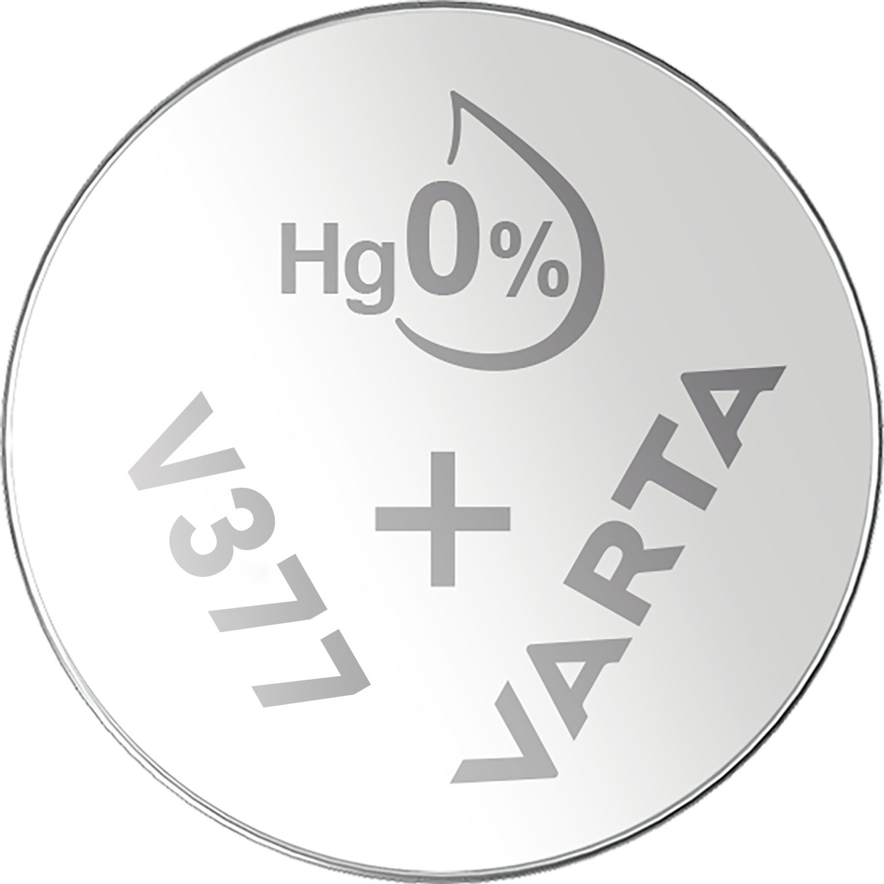 VARTA VARTA Knopfzelle Silver Oxide, 377 SR66, 1.55V, 10 Stück Knopfzelle