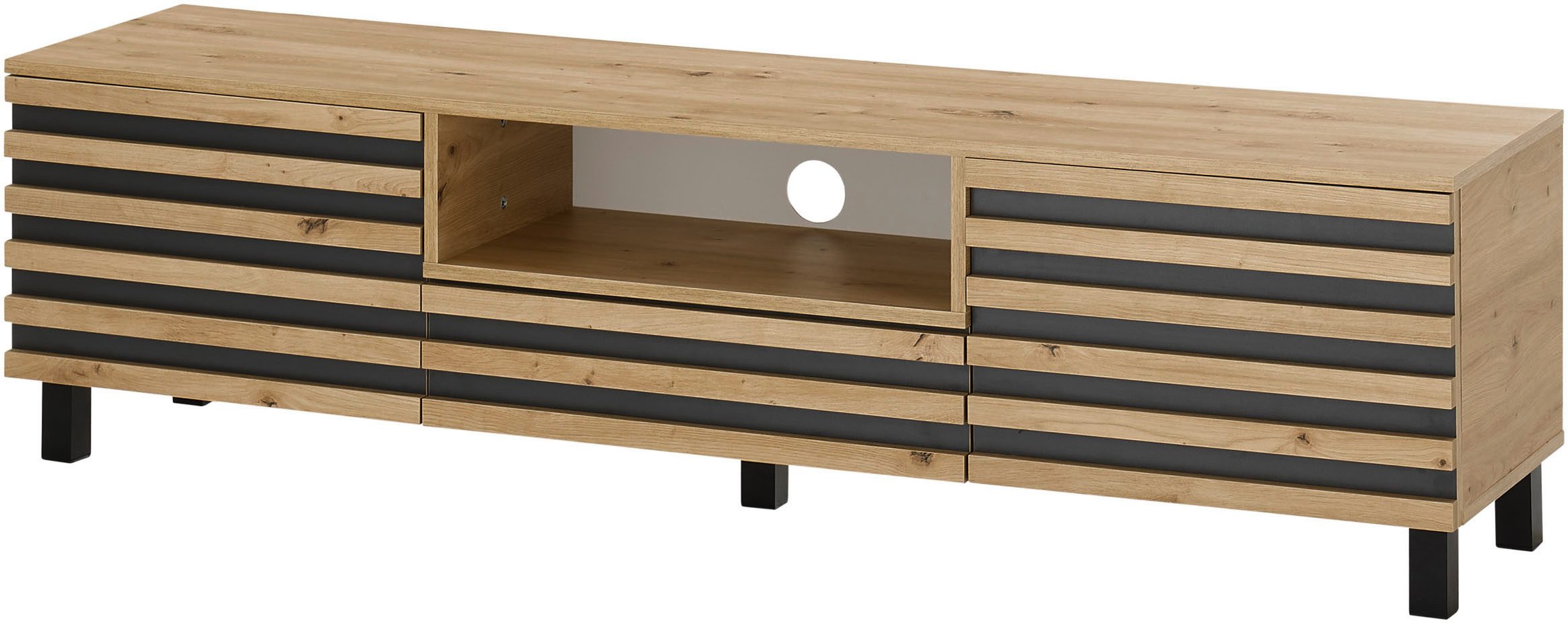 Stolkom Sp.z.o.o. TV-Schrank Ankara 2 Türen u. Schubkasten und 1 offenes Fach