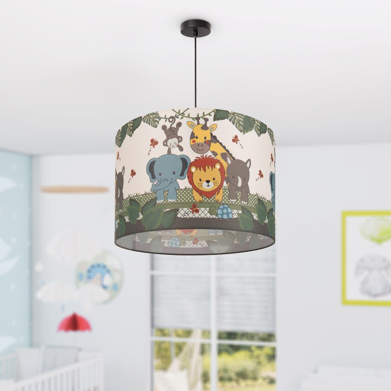 Paco Home Pendelleuchte Diamond 634, ohne Leuchtmittel, Kinderlampe Deckenl günstig online kaufen