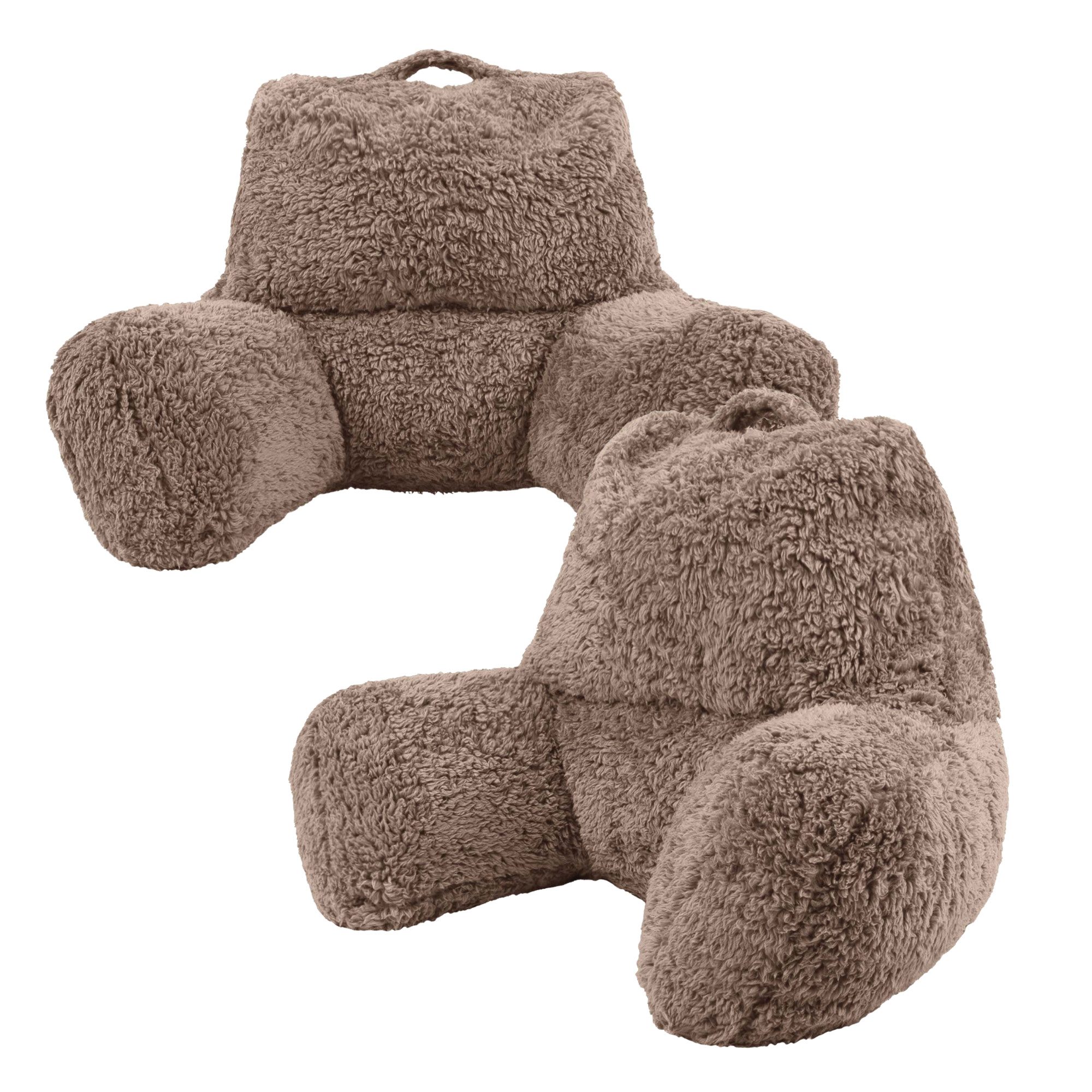icon Stützkissen Rückenlehne Lesekissen „Teddybär“, Flauschig mit Sitzsack Füllung