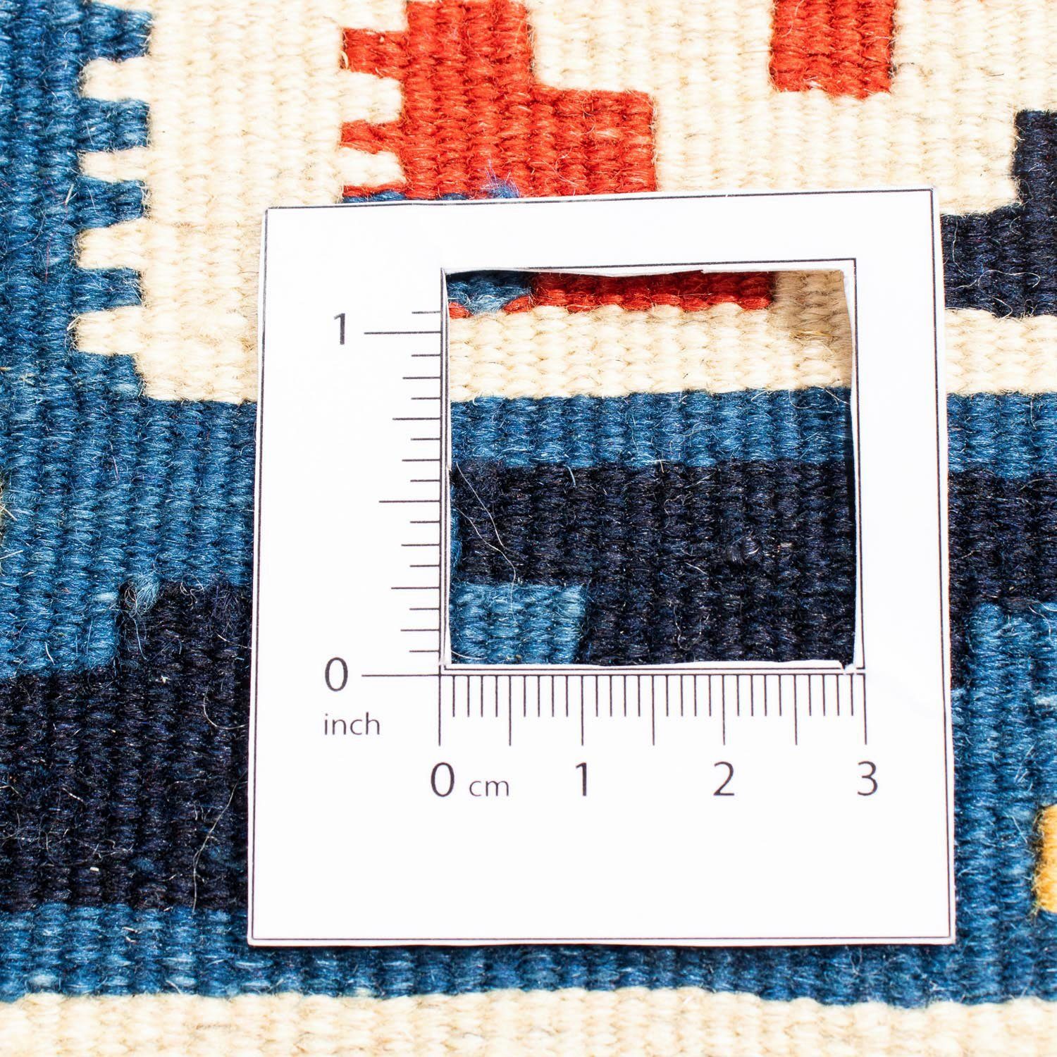 mm, x 106 mehrfarbig, Oriental Kelim - quadratisch - quadratisch, 100 Einzelstück Wollteppich Wohnzimmer, cm Höhe: morgenland, 6 -