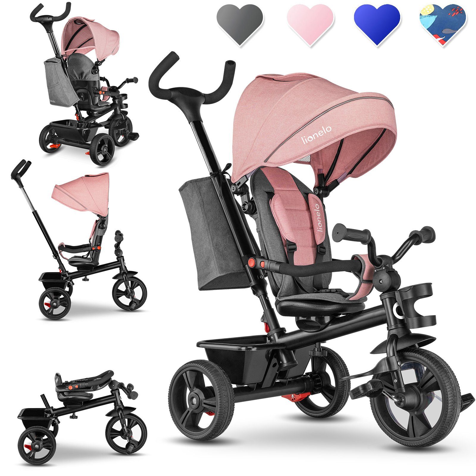 Dreirad-Kinderwagen HAARI