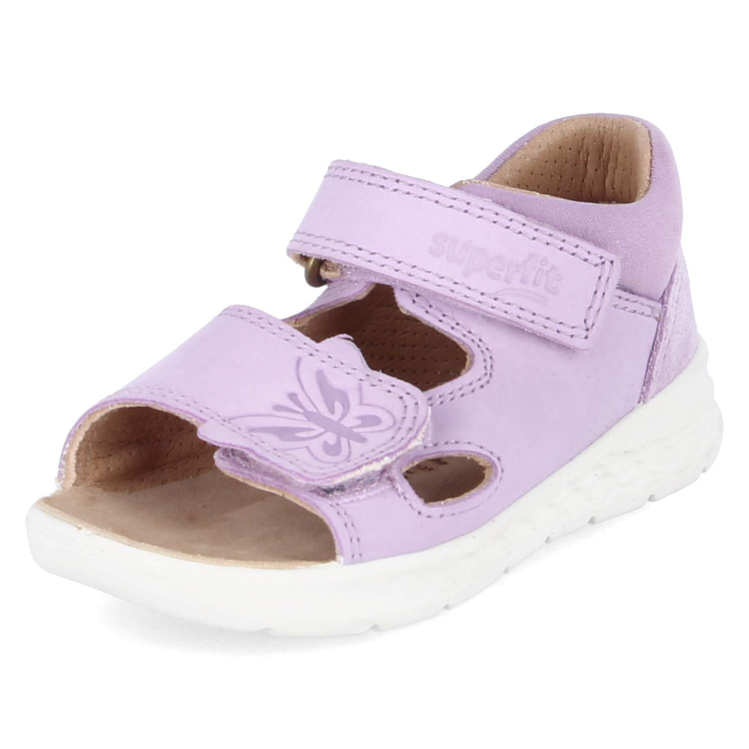 Superfit Superfit 1-000518-8510 Mädchen Leder & Textil purple Sandalette