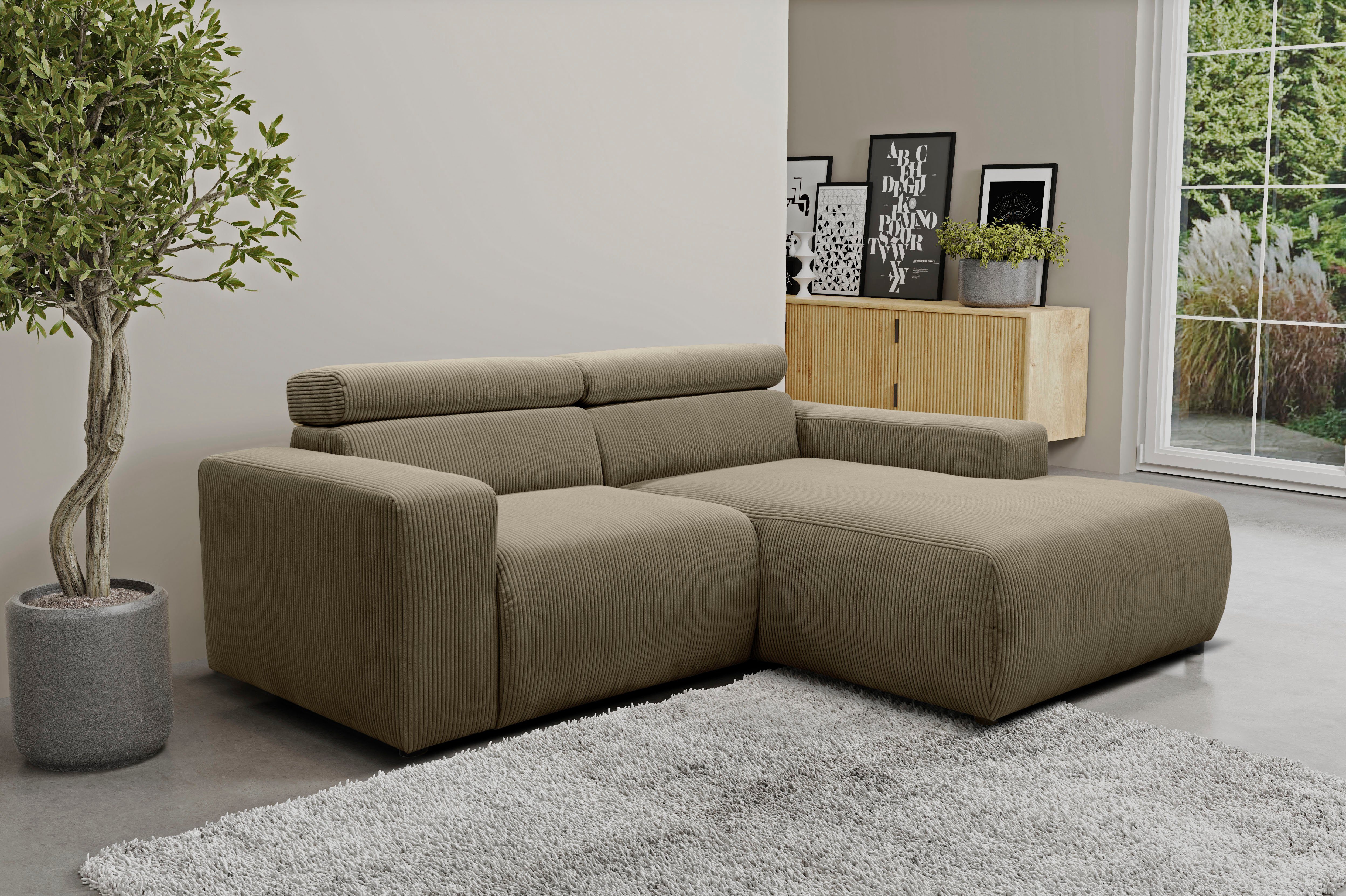 DOMO collection Ecksofa Brandon B/T: 214/175 günstig online kaufen