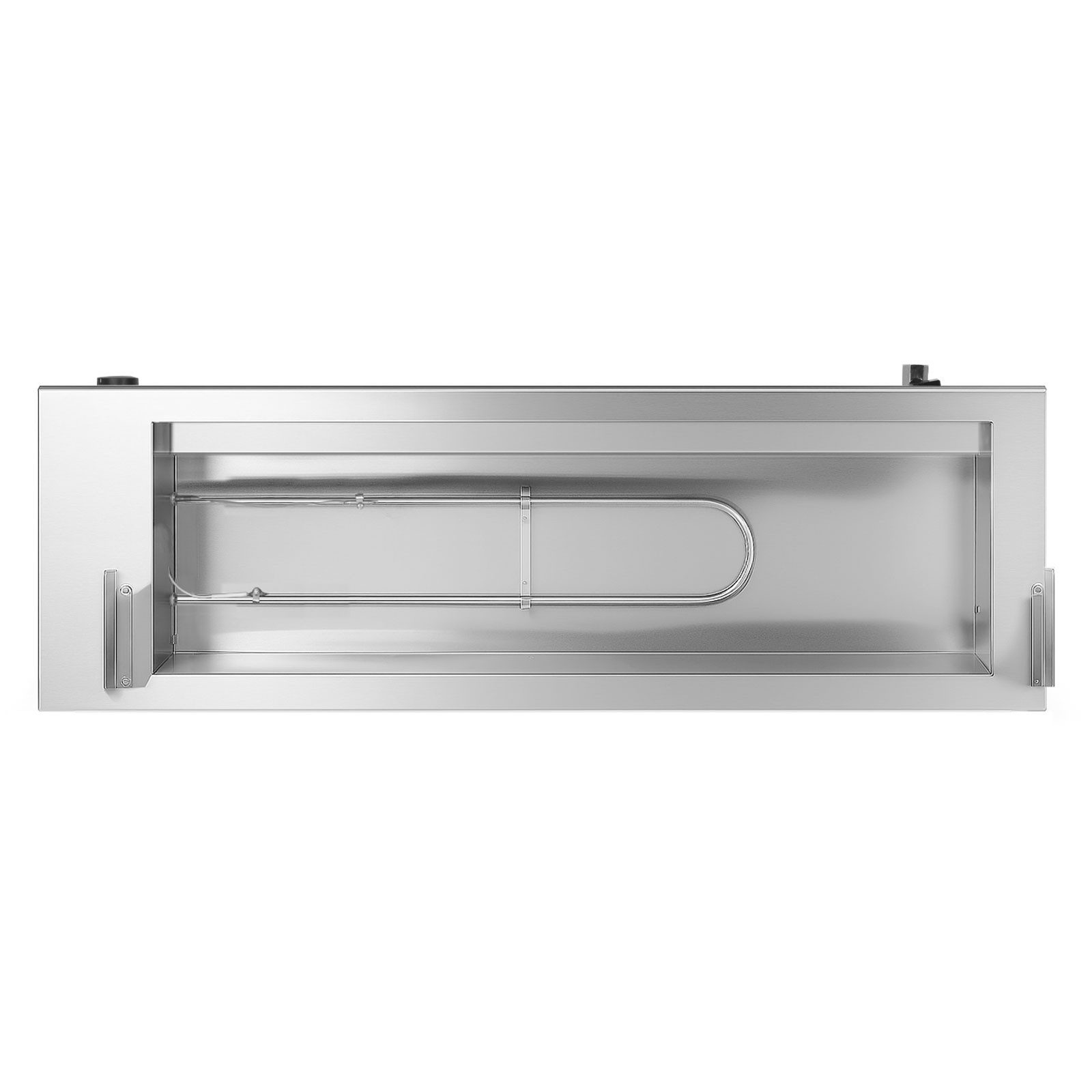 vertes Speisenwärmer Bain Marie Buffetwärmer Für Speisen Elektrisch 1500W aus Edelstahl, Inkl 6x 1/2 GN Behälter mit Deckel, 10L, Ablasshahn, 30-85°C
