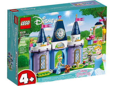 LEGO® Konstruktionsspielsteine LEGO® Disney™ Princess - Cinderellas Schlossfest, (Set, 168 St)