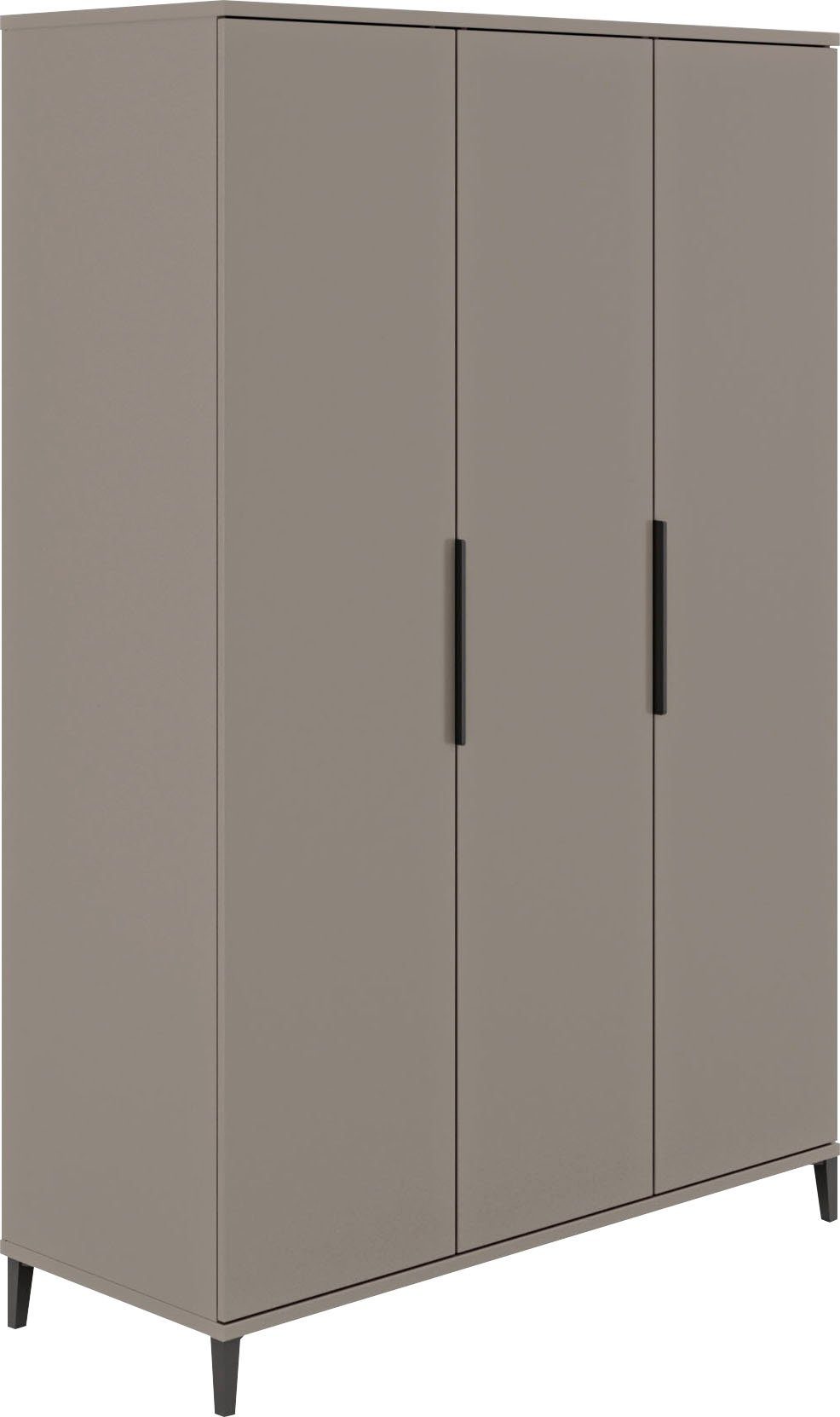 Home affaire Kleiderschrank ARI, 3-türig viel Stauraum mit Einlegeböden und Kleiderstange