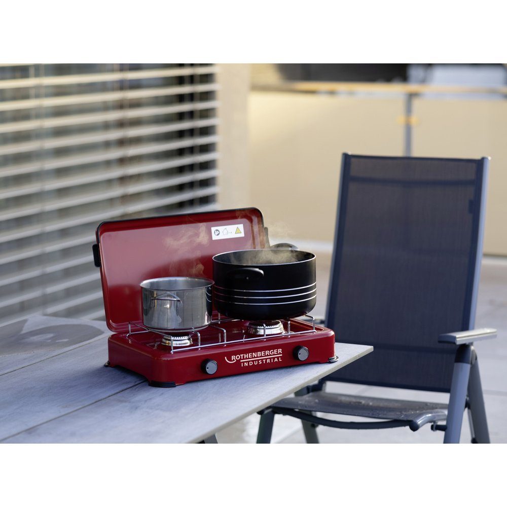 Rothenberger Industrial Gaskocher Rothenberger Industrial Gas Camping Kocher DUO 35940