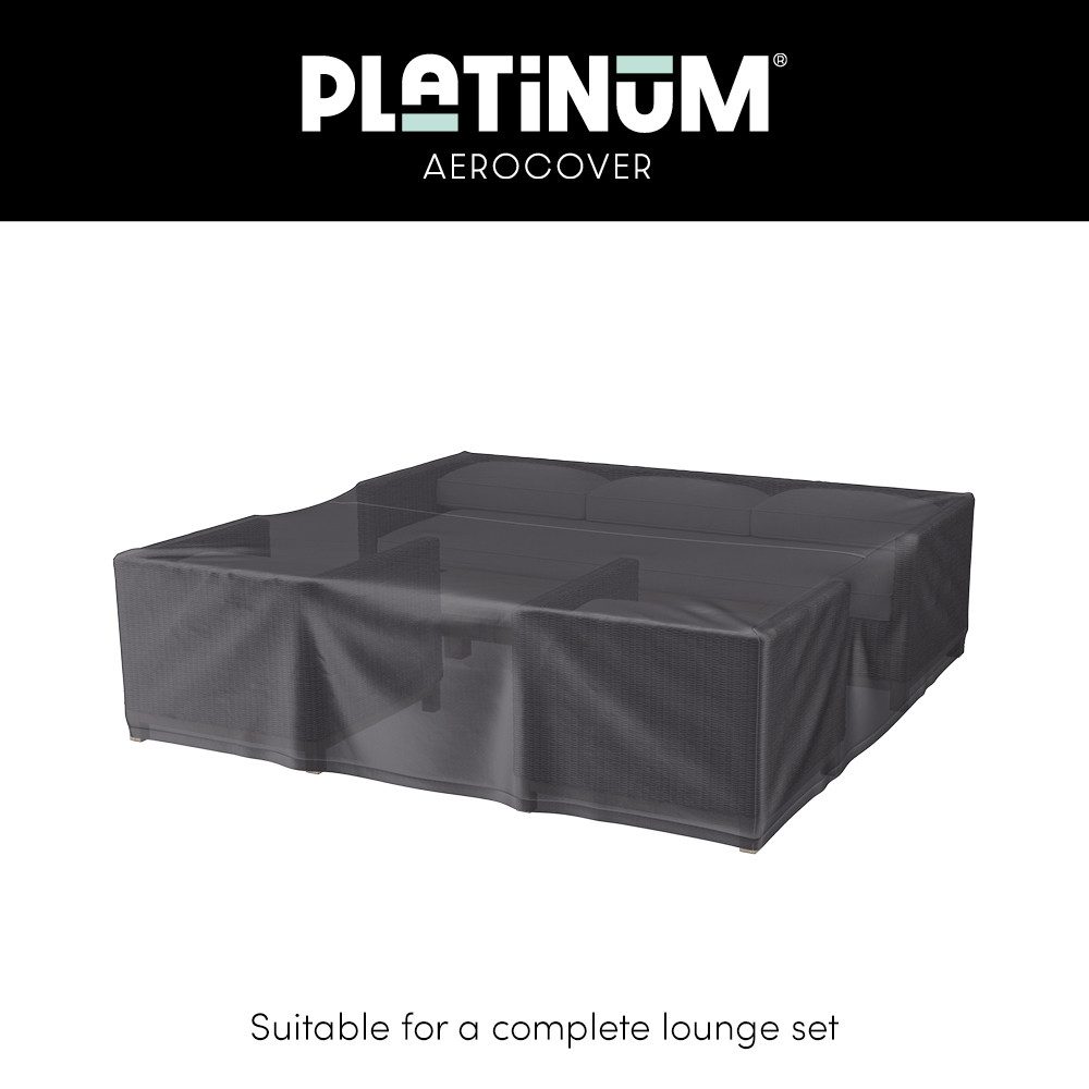Platinum Gartenmöbel-Schutzhülle Loungesethülle 220 x 220 x70cm atmungsaktiv