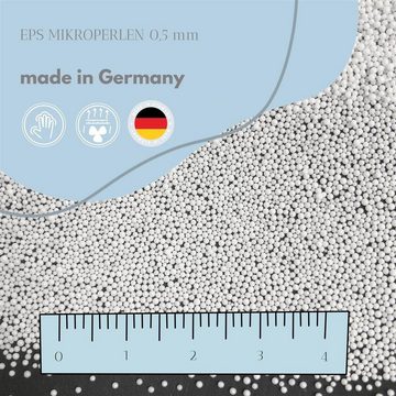 SEI Design Stillkissen »Sterne Taupe mit Holzknof und EPS Perlen 190x30«, EPS-Kissen+Bezug, Bezug 100% Baumwolle