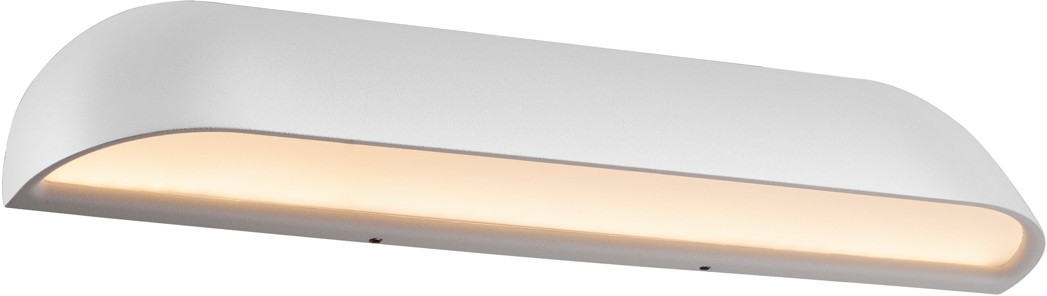 Nordlux LED Wandleuchte FRONT, LED fest integriert, Warmweiß, inkl. LED  Modul, 5 Jahre Garantie