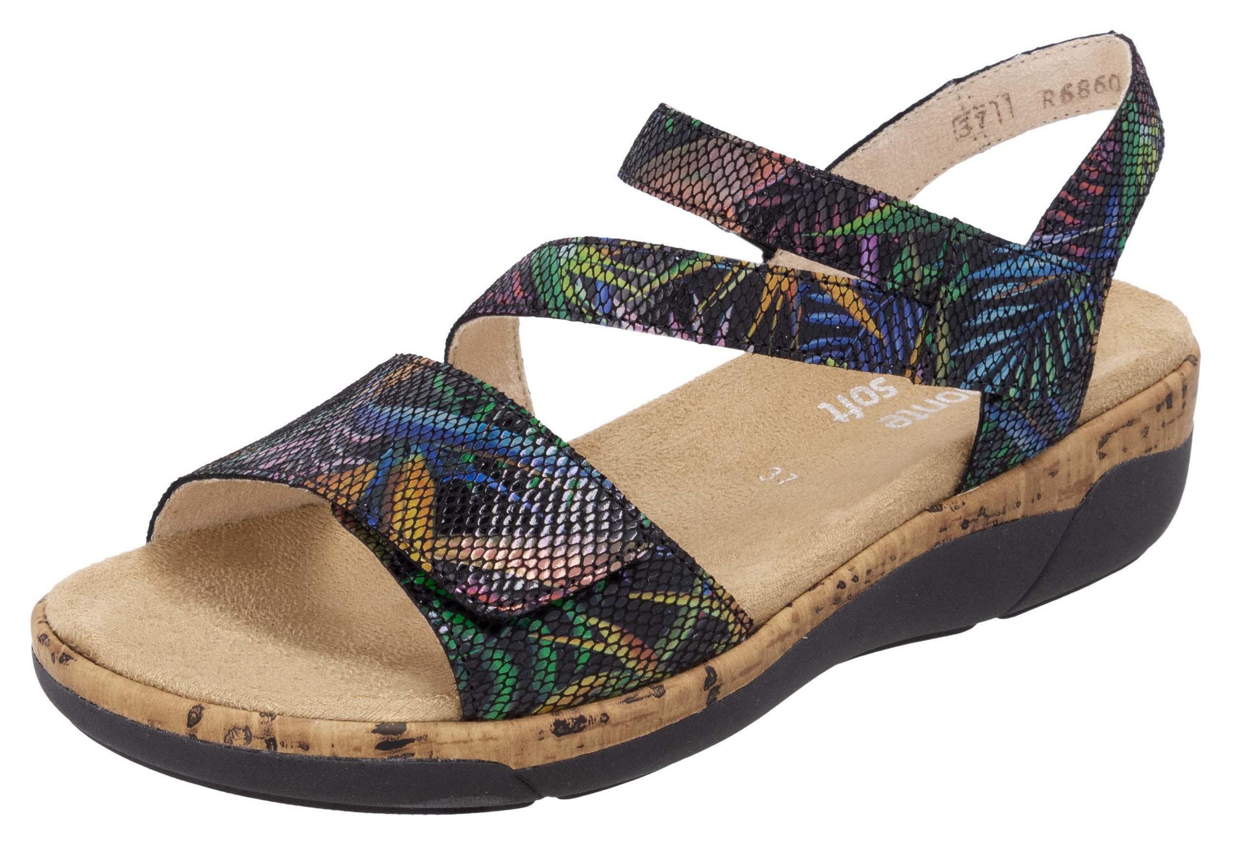 Remonte Keilsandalette, Sommerschuh, Klettschuh, Riemchensandale mit günstig online kaufen