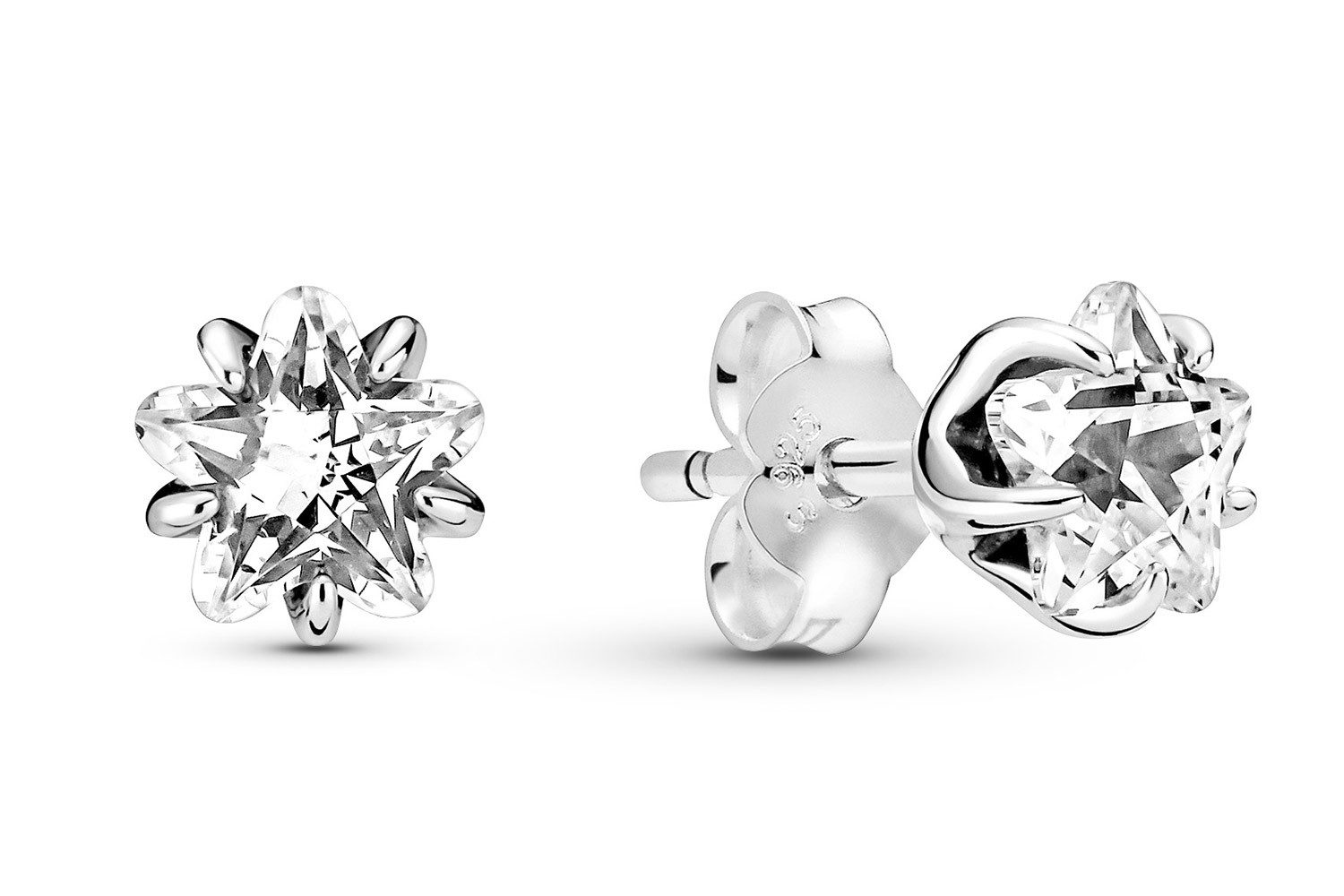 Pandora Paar Серьги-гвоздики Damen-Himmlisch Funkelnder Stern Silber