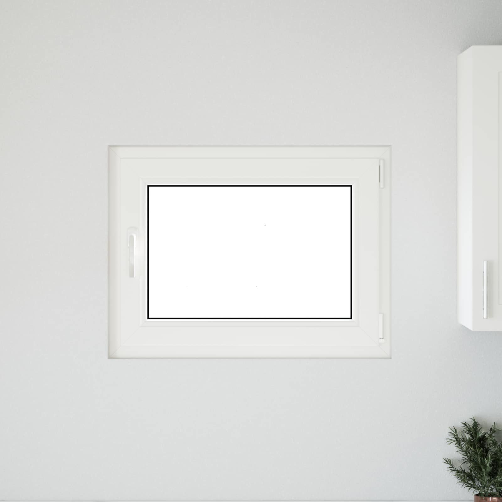vidaXL Fenster Kipp- und Drehfenster für den Keller RISOR 80 x 50 cm, (1 St)