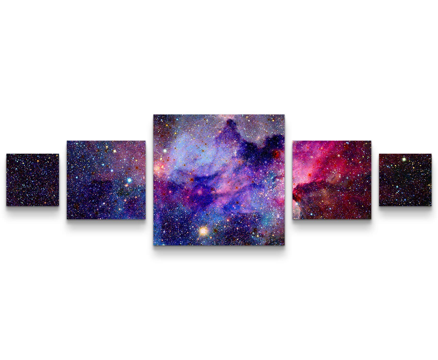 Sinus Art Leinwandbild Nebel und Galaxien günstig online kaufen