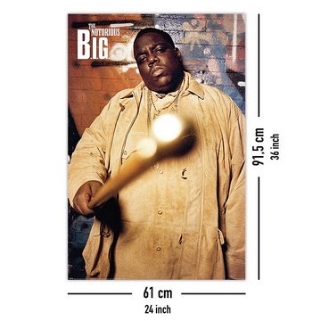 PYRAMID Poster The Notorious B.I.G. Poster Cane 61 x 91,5 cm