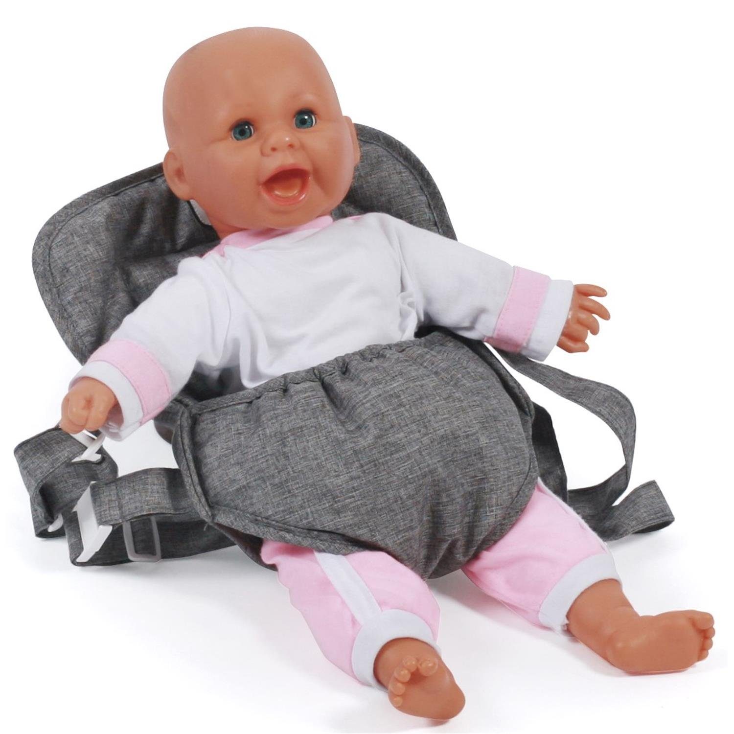 CHIC2000 Puppen Trage 782 76 Puppen-Tragegurt, Jeans Grey günstig online kaufen