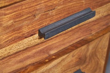 KADIMA DESIGN Nachttisch Nachtkommode im Industrial-Style - Holz und Metall