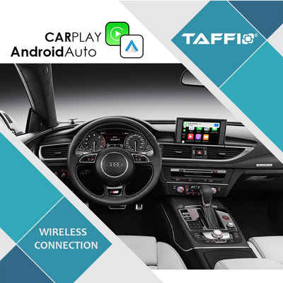 TAFFIO Für Audi A6 S6 A7 S7 C7 Wireless Carplay AndroidAuto USB Interface Einbau-Navigationsgerät